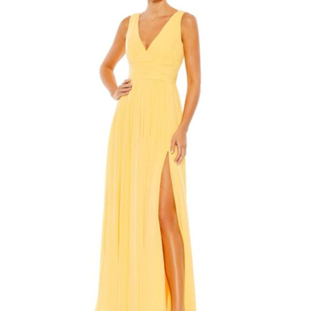 Ieena-for-mac-duggal Women's Yellow Formal-dresses